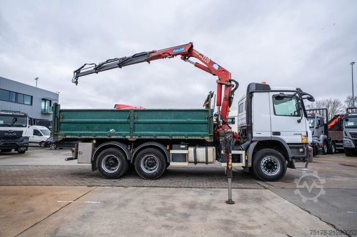 Kipper mit Kran MERCEDES ACTROS 3336 K-E5-HMF 2220 K3