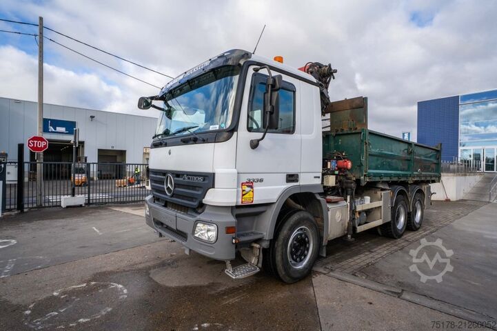 Kipper mit Kran MERCEDES ACTROS 3336 K-E5-HMF 2220 K3