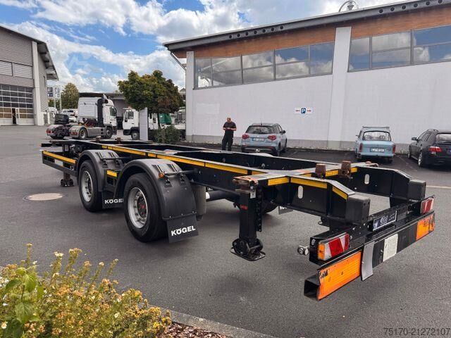 Containertransport Kögel ZW 18 Lafette SAF Achsen 15.910kg Nutzlast