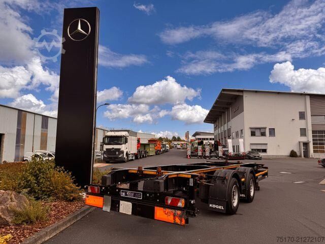 Containertransport Kögel ZW 18 Lafette SAF Achsen 15.910kg Nutzlast