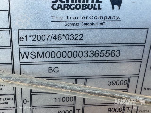 Open semitrailer with tarp Schmitz Cargobull Curtainsider Standard