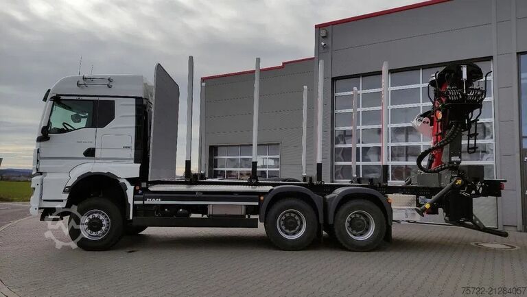 Holztransporter MAN TGS 33.520 6x6 BL RADSTAND 3900mm Sofort Verfügb