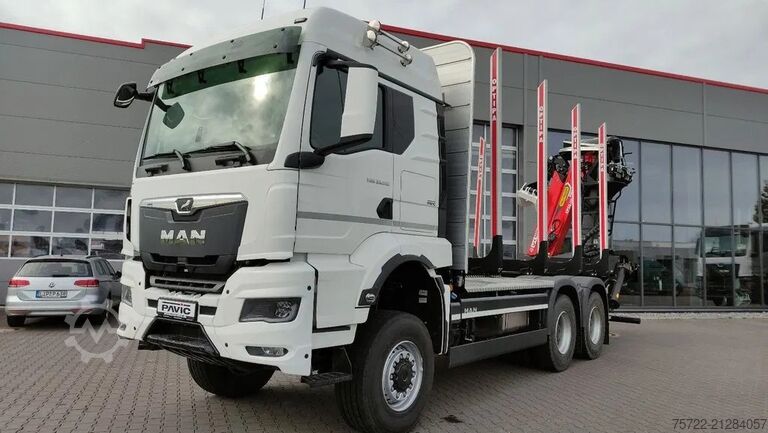 Holztransporter MAN TGS 33.520 6x6 BL RADSTAND 3900mm Sofort Verfügb