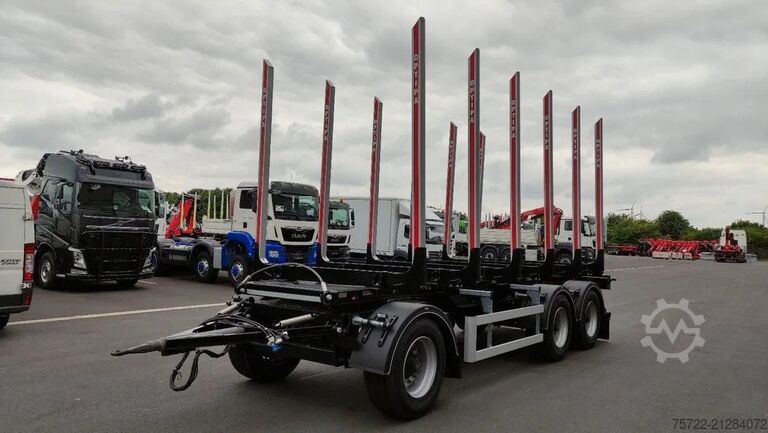 Holztransporter PAVIC HTA 27 68 Blatt/Blatt 3-Achser Schemel OPTIPA H...