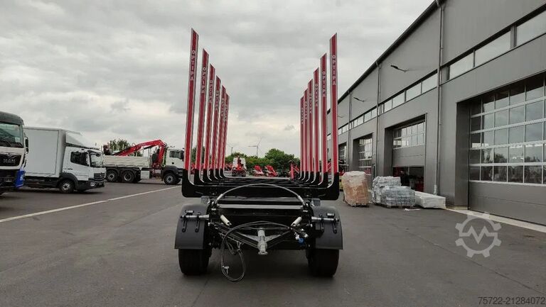 Holztransporter PAVIC HTA 27 68 Blatt/Blatt 3-Achser Schemel OPTIPA H...