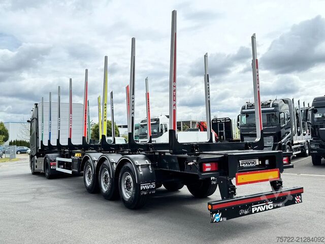 Holztransporter PAVIC HTS 24 Kurzholz Schemel Auflieger  SONDERPREIS!...