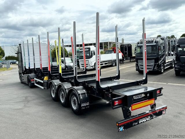 Holztransporter PAVIC HTS 24 Kurzholz Schemel Auflieger  SONDERPREIS!...