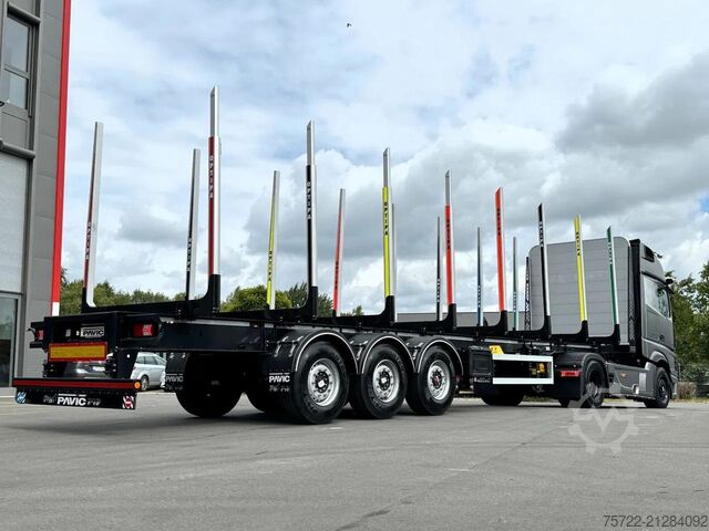 Holztransporter PAVIC HTS 24 Kurzholz Schemel Auflieger  SONDERPREIS!...