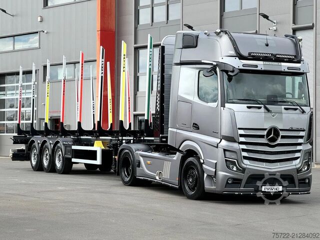 Holztransporter PAVIC HTS 24 Kurzholz Schemel Auflieger  SONDERPREIS!...