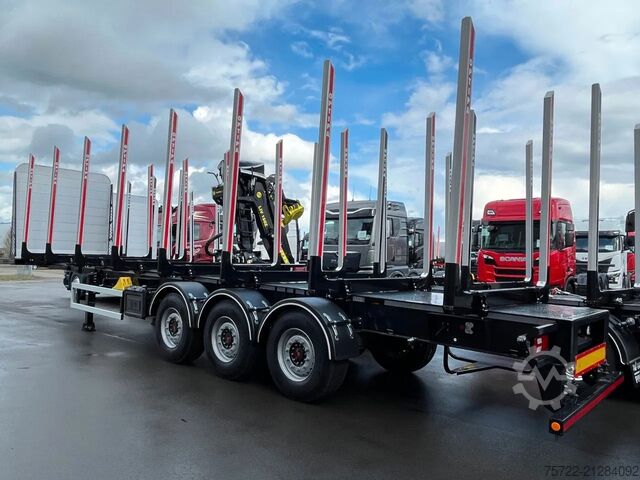 Holztransporter PAVIC HTS 24 Kurzholz Schemel Auflieger  SONDERPREIS!...