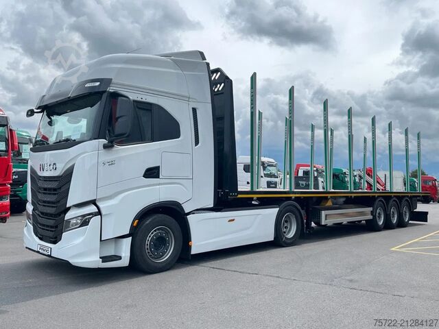 Holztransporter PAVIC 3-Achs Auflieger Hartholz-Boden SONDERPREIS!! 3...