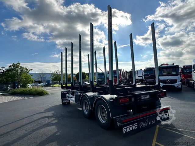 Holztransporter PAVIC HTA 27 68Z Luft/Luft 3-Achser Zwilling Schemel ...
