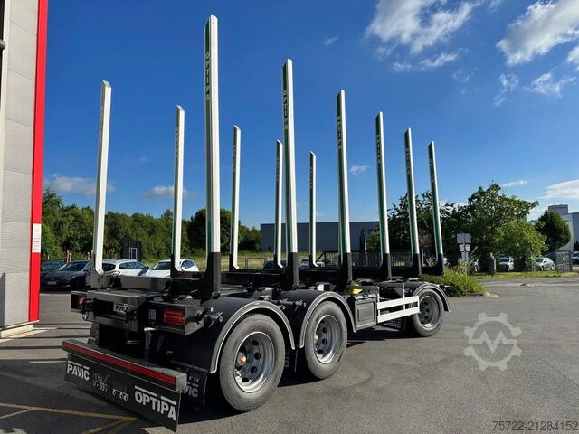 Holztransporter PAVIC HTA 27 68Z Luft/Luft 3-Achser Zwilling Schemel ...