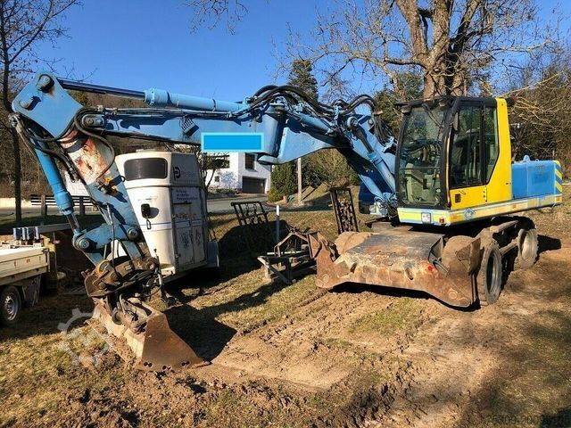 Mobile excavator O&K MH Plus Knickmatic & Hammerleitung + 5 Löffel