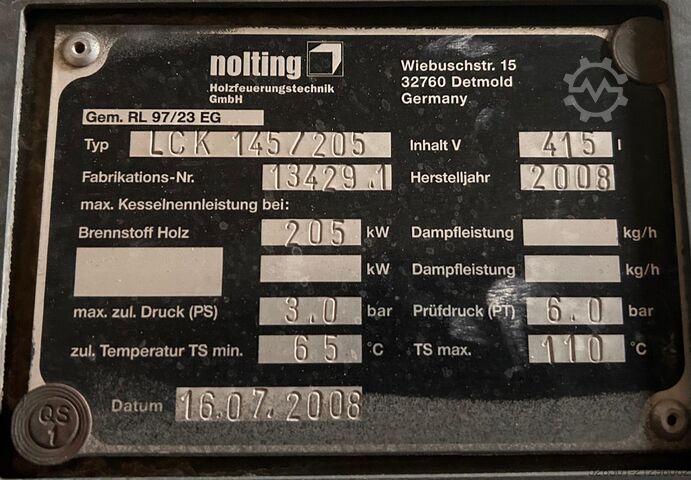 Heating Nolting LCK 145/205
