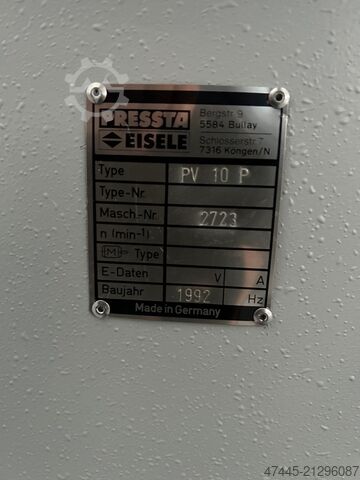 Eckverbindungspresse Pressta Eisele PV 10P
