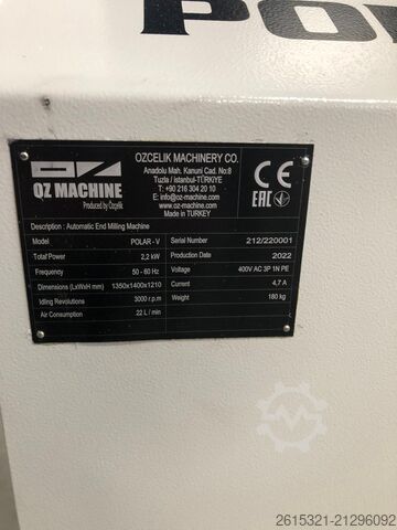 Fräsmaschine für PVC- und Aluminium-Pfosten OZ MACHINE POLAR-V