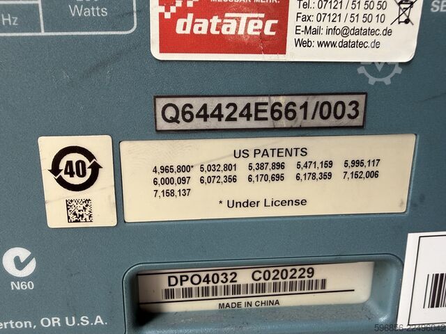 Measuring system Tektronix DPO 4032 Cyfrowy Oscyloskop 350 MHz 2,5 GS/s Sprawny Tektronix DPO 4032 Cyfrowy Oscyloskop 350 MHz 2,5 GS/s Sprawny