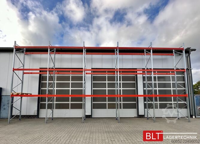 Heavy-duty shelf ca. 100,16 lfm. Palettenregal H: 650cm Fachlast : 3000 kg Neuware