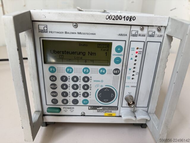 Messsystem HBM MGCplus AB22A System Pomiarowy Wzmacniacz Modułowy Hottinger Baldwin HBM MGCplus AB22A System Pomiarowy Wzmacniacz Modułowy Hottinger Baldwin