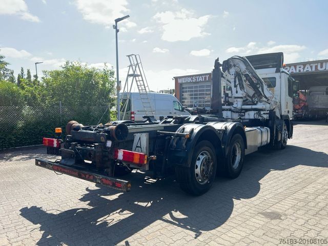 Autokran MERCEDES-BENZ Actros 2541 L6x2 Abrollkipper mit Kran Funk+Grei