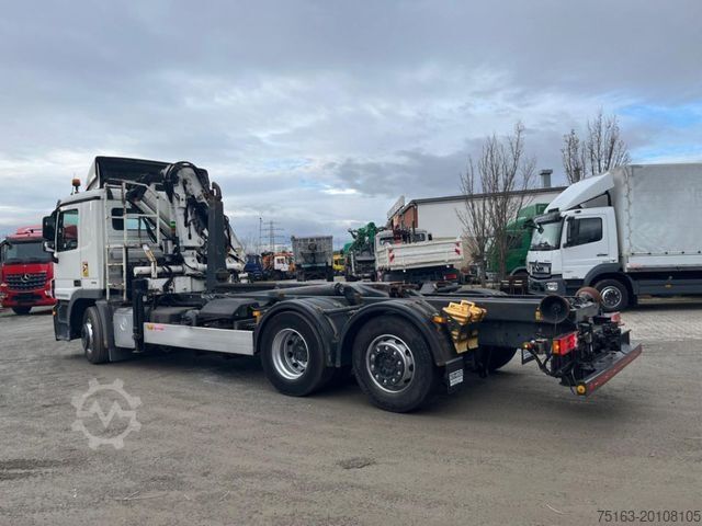 Autokran MERCEDES-BENZ Actros 2541 L6x2 Abrollkipper mit Kran Funk+Grei