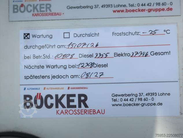 Reefer semitrailer Schmitz Cargobull SKO 24 bitemp Multitemp Doppelstock 2.700mm