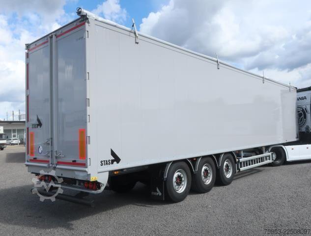Walking floor semitrailer Stas S300ZX 91 m³ 10mm Funk 2 x Lift 6 x LED