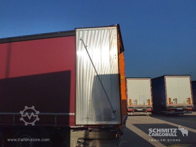 Open semitrailer with tarp Schmitz Cargobull Semitrailer Curtainsider Standard Hayon