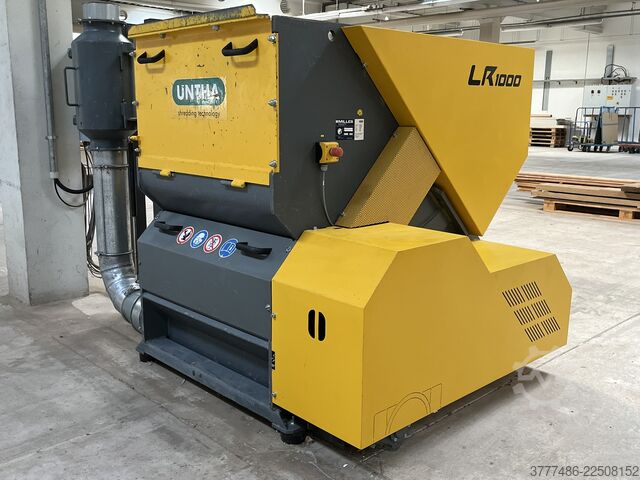 Wood shredding machine Untha LR1000 22kW