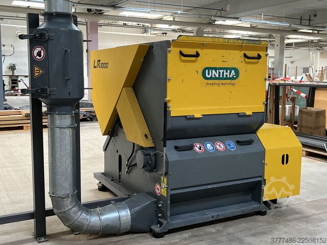 Wood shredding machine Untha LR1000 22kW