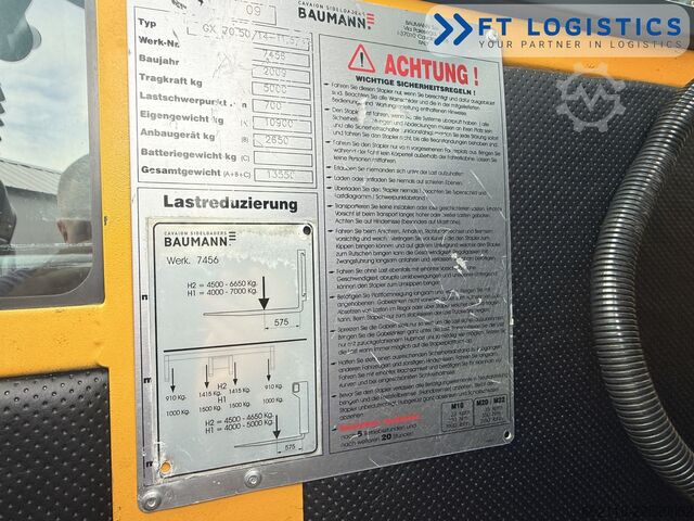 Seitenstapler Baumann GX 70.50 / 14-11,5 / DIESEL / POSITIONER