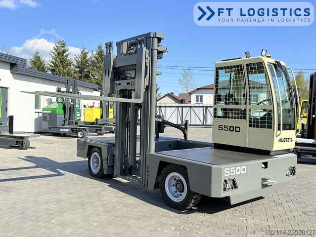 Seitenstapler Hubtex S50D TRIPLEX 6300 FREE-LIFT PLATFORM1600
