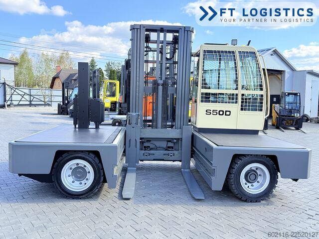 Seitenstapler Hubtex S50D TRIPLEX 6300 FREE-LIFT PLATFORM1600