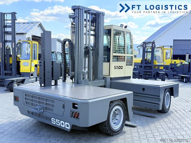 Seitenstapler Hubtex S50D TRIPLEX 6300 FREE-LIFT PLATFORM1600