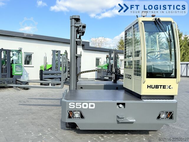 Seitenstapler Hubtex S50D TRIPLEX 6300 FREE-LIFT PLATFORM1600