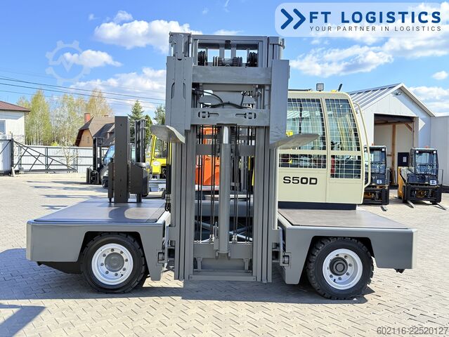 Seitenstapler Hubtex S50D TRIPLEX 6300 FREE-LIFT PLATFORM1600