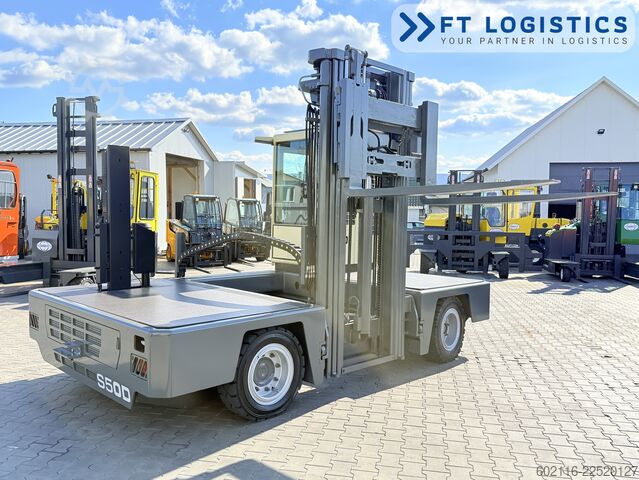 Seitenstapler Hubtex S50D TRIPLEX 6300 FREE-LIFT PLATFORM1600
