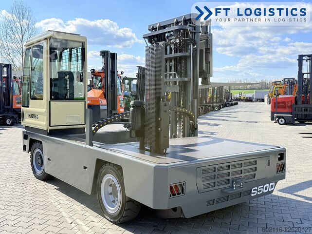 Seitenstapler Hubtex S50D TRIPLEX 6300 FREE-LIFT PLATFORM1600
