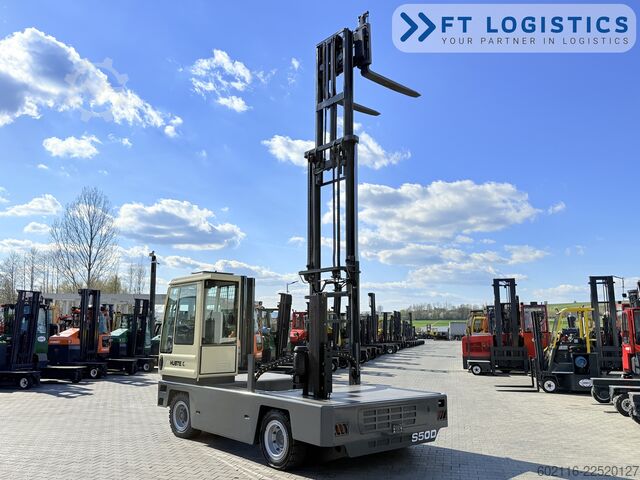 Seitenstapler Hubtex S50D TRIPLEX 6300 FREE-LIFT PLATFORM1600