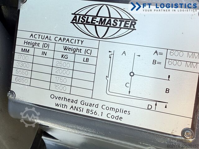 Schmalgangstapler Combilift AISLE MASTER 25WE TRIPLEX 6650MM