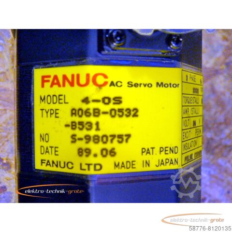 Control unit Fanuc A06B-0532-B531 AC Servo Motor