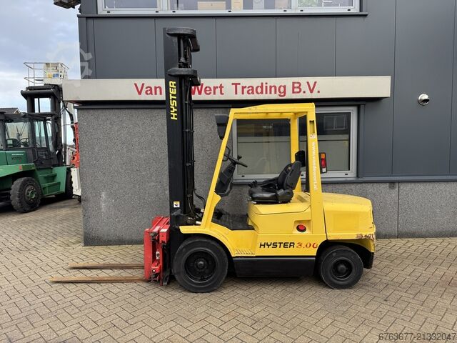 Hyster H3.00XM Duplo 460 Seitenschieber / Cascade Gabelversteller, Perkins Diesel, Baujahr 2004 HYSTER H3.00XM Duplo 460 Sideshift / Cascade Vorkversteller Perkins Diesel 2004