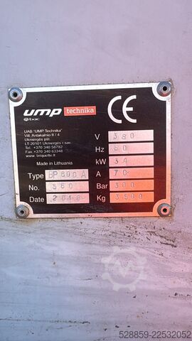 UMP Technika BP 600 A Briquetting Press UMP Technika BP 600 A