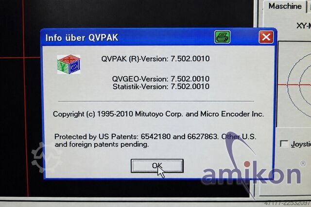 CNC image measuring device QVPAK measuring machine Mitutoyo Quick Vision Apex QV-X404P1L-C