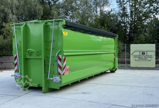 Abrollcontainer Container Vertrieb Chemnitz Abrollcontainer Spantenfrei mit Klappnetz