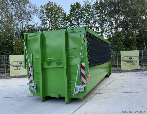 Abrollcontainer Container Vertrieb Chemnitz Abrollcontainer Spantenfrei mit Klappnetz