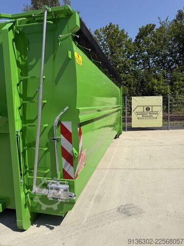 Abrollcontainer Container Vertrieb Chemnitz Abrollcontainer Spantenfrei mit Klappnetz