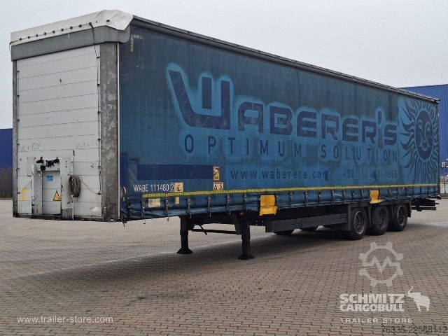 Auflieger mit Pritsche & Plane Schmitz Cargobull Curtainsider Mega
