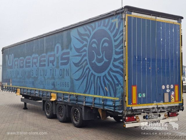 Auflieger mit Pritsche & Plane Schmitz Cargobull Curtainsider Mega